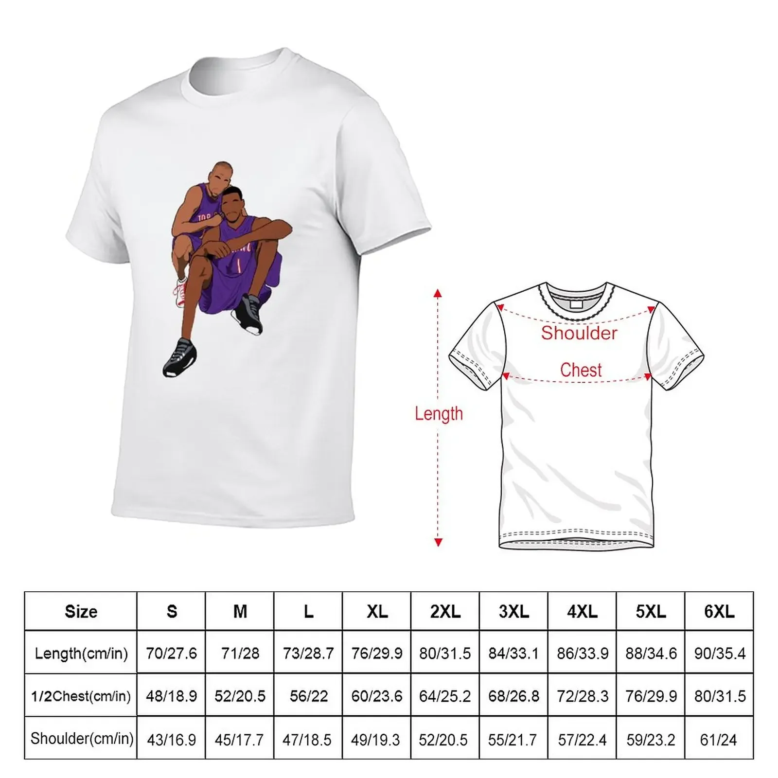 Vince Carter Tracy Mcgrady Ballers T-Shirt tops kawaii clothes quick drying Men's t-shirt