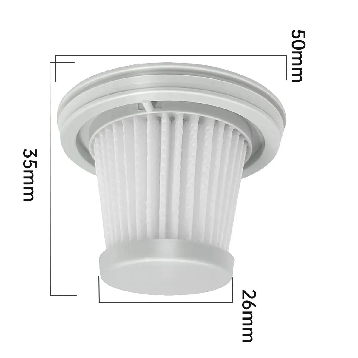 Suitable for Xiaomi Mi Home SSXCQ01XY H13 Home Car Mini Wireless Vacuum Cleaner Filter Replacement Accessories HEPA Filter