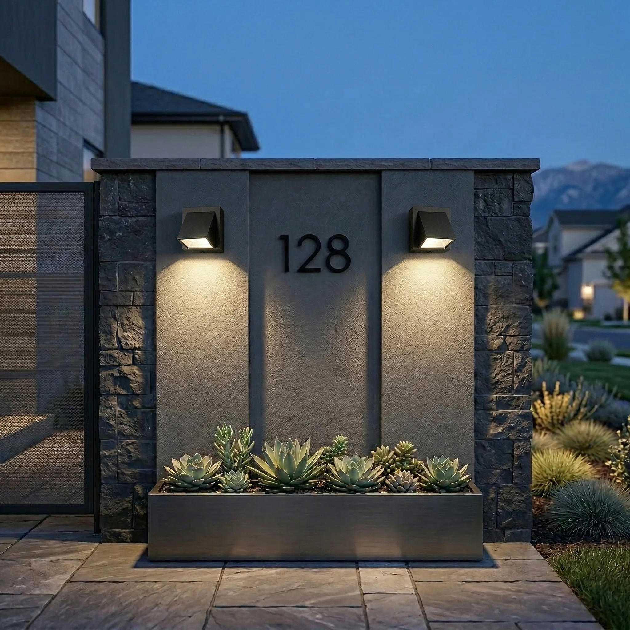 IP65 Waterproof Outdoor LED Wall Lamp Modern Wall Sconce Exterior Lighting Fixture for Garden Porch Balcony Home AC110V 220V
