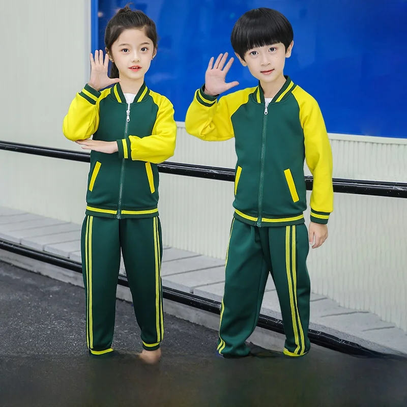 英国風純綿スポーツユニフォームセット-幼稚園・小学生向け-春秋冬新作