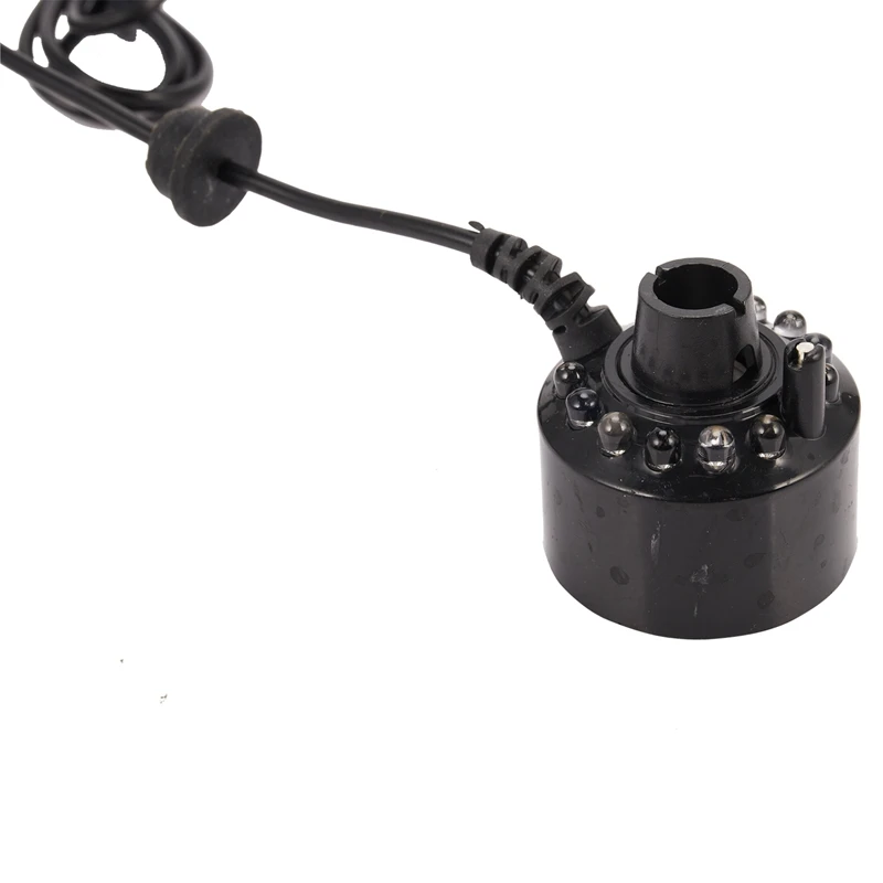 3X 12 LED Industrial Incubator Humidifier Pond Atomizer Air Udifiermih DC 24V Mist Maker Fogger Water Fountain