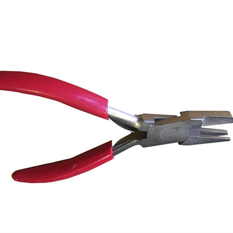 1 PCS Cutter Crimper Plier Red&Silver Spiral Stapler Crimping Pliers For Plastic Spiral Binding Spines