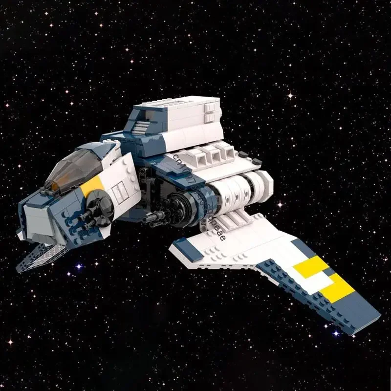 New 803Pcs Famous Star Battle Movie Moc Small Attack Shuttle Model Diy Creative Ideas Toy Birthday Gift Building Blocks view 6