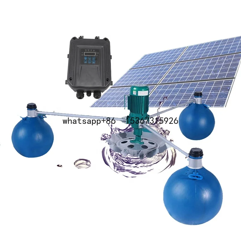 

solar powered pond aeration power systems solar ener solar fish pond oxygen aerator machine solar aerator