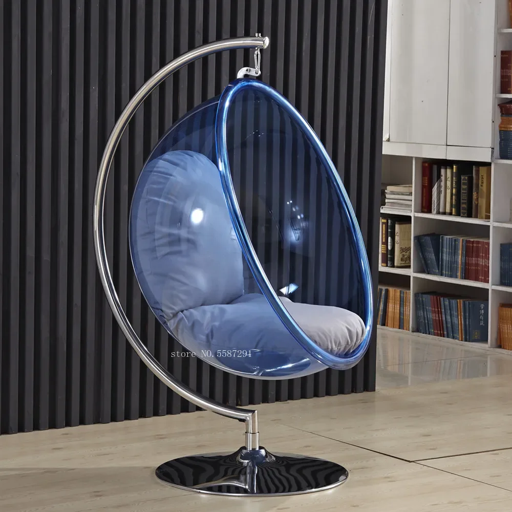 

Bubble Chair Transparent Glider Single Cradle Chairs Indoor Balcony Hanging Basket Chair Swing Rocking Recliner Lounge Chaise