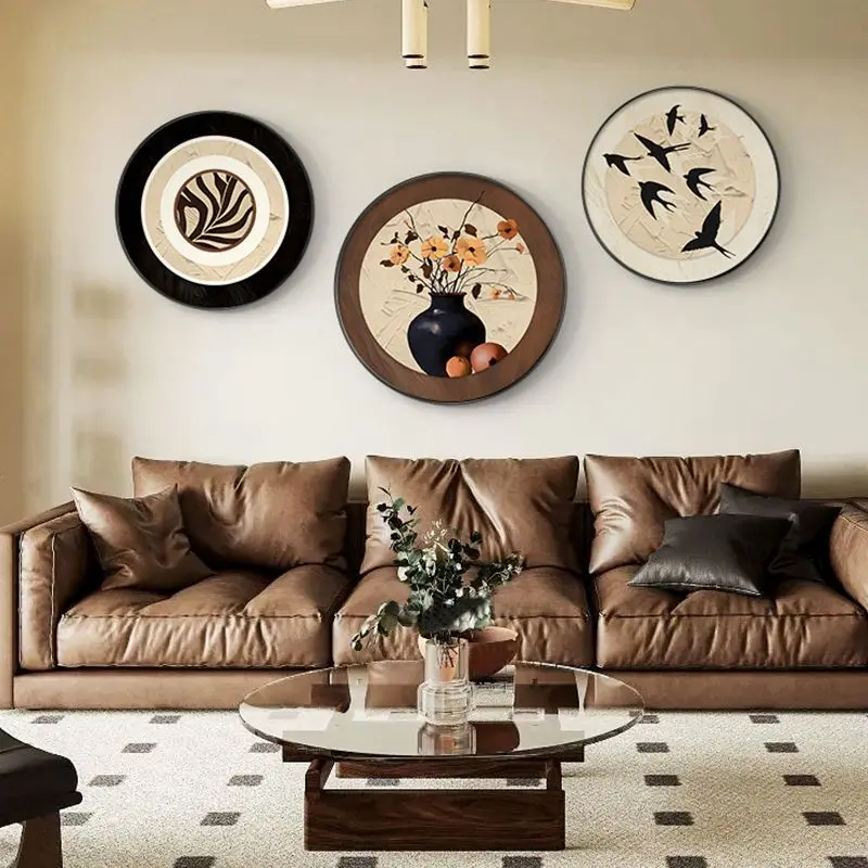 Ancient Style Persimmon Ruyi Decorative Painting Retro Porch Corridor Bedroom Swallow Restaurant Hanging Painting