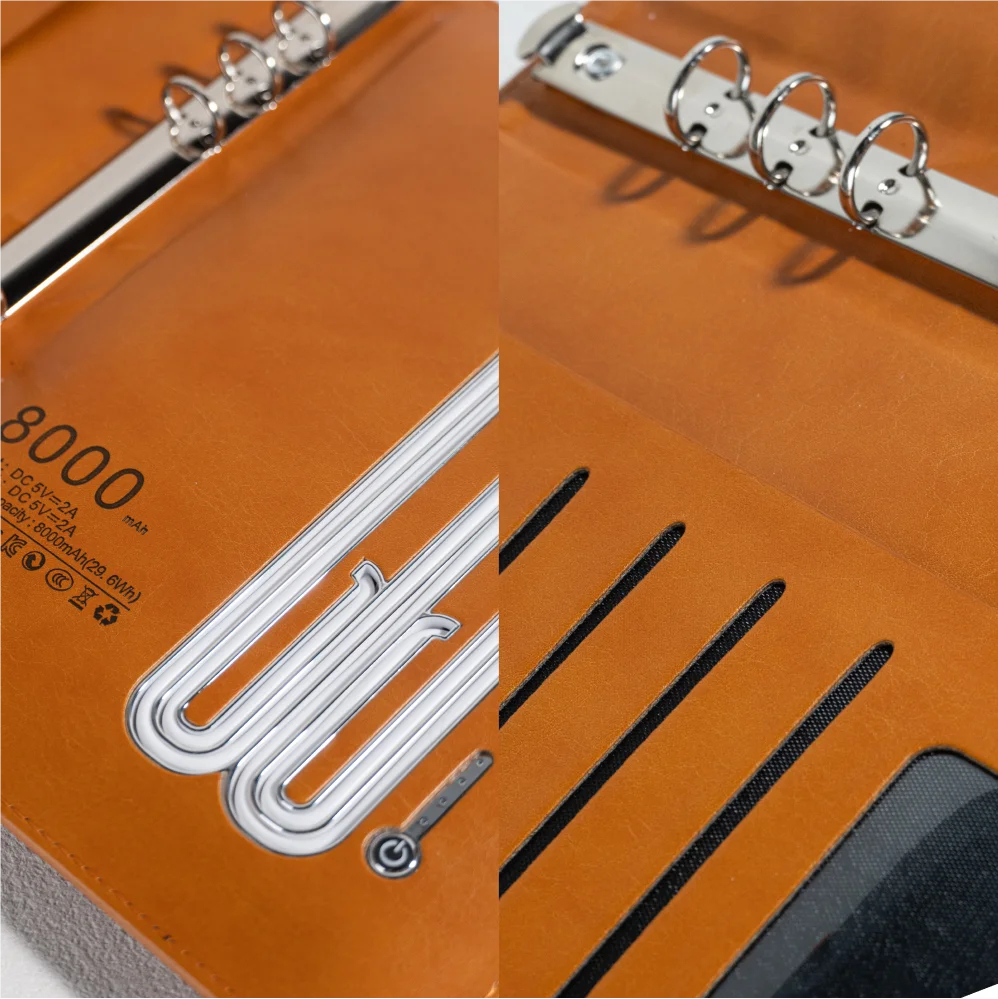 صندوق هدايا مميز للكمبيوتر المحمول - يتضمن ألعابًا مع بنك طاقة وإضاءة شعار LED، هدية عمل أنيقة للمحترفين والتنفيذيين #6