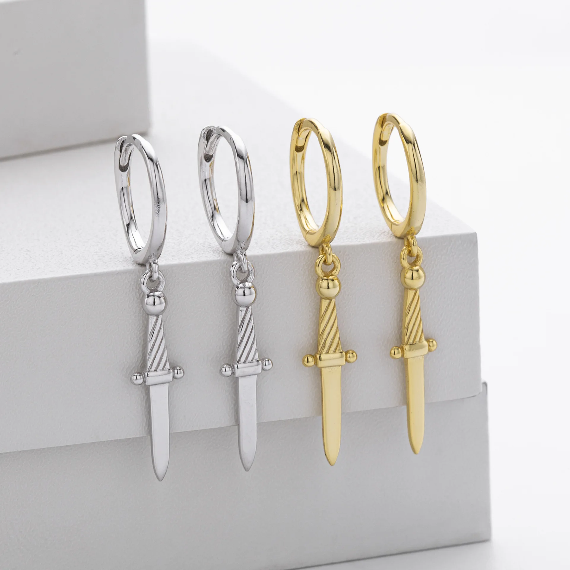 Withered S925 Sterling Silver Earrings Fashionable Earrings Light Luxury Earrings High-end Accessories For Women