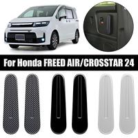 2pcs For Honda FREED AIR/CROSSTAR 2024 Middle Door Handle Switch Sequins New Freed GT Door Handle Protector Door Accessories