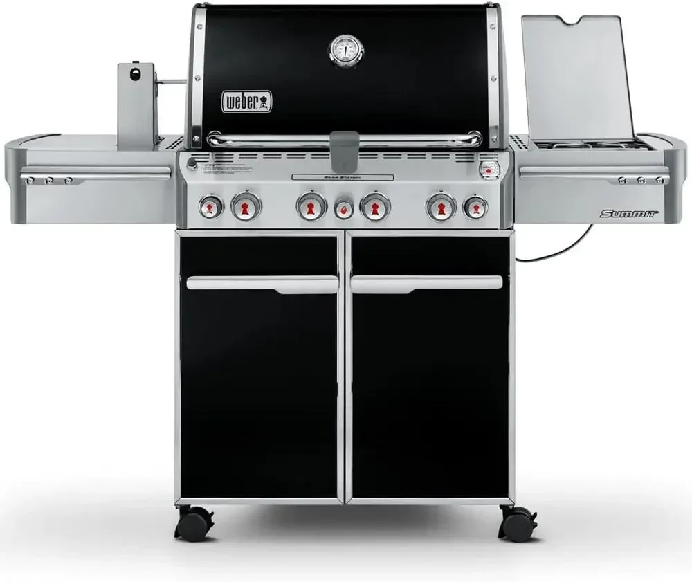 Summit E470 Liquid Propane Gas Grill, Black