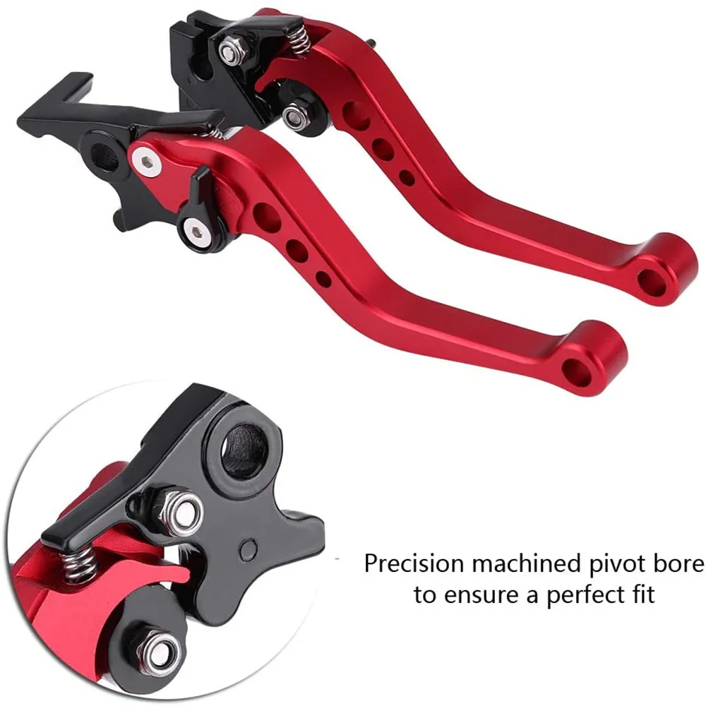 Universal For YAMAHA Honda Suzuki CNC Motorcycle Adjustable Brake Clutch Levers Motorbike Brake Lever Handle Bar Motor Grips