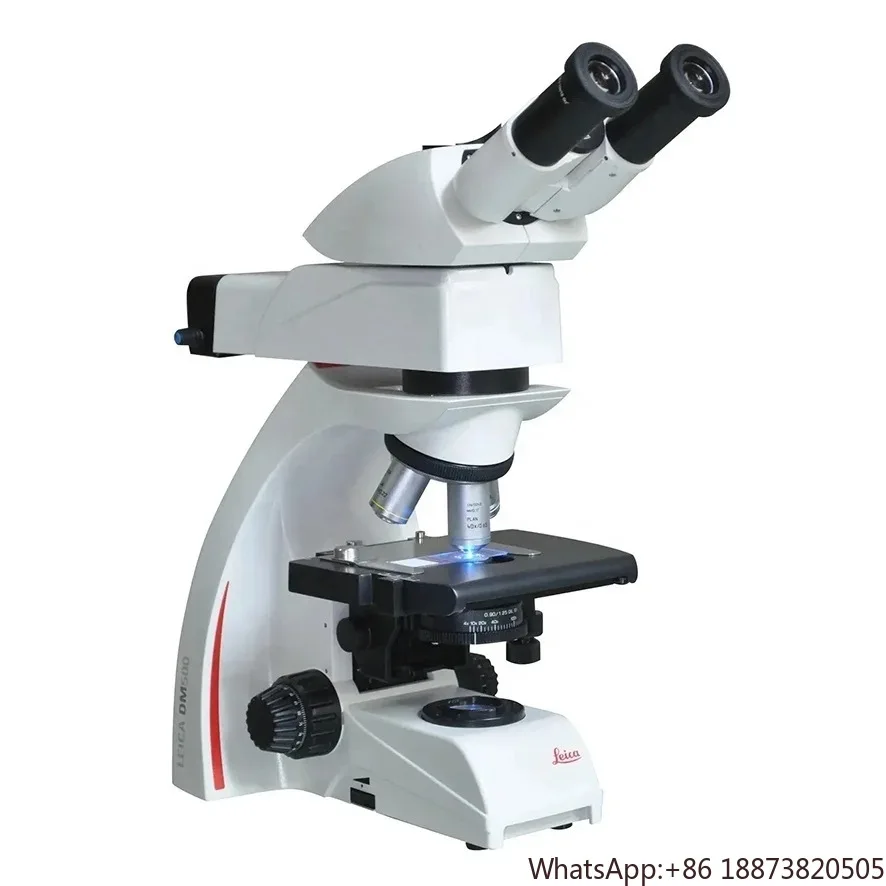 Leica DM750 Laboratory Biological Trinocular Thermostat Microscope For Educational Lab Contrast Fluorescence Video