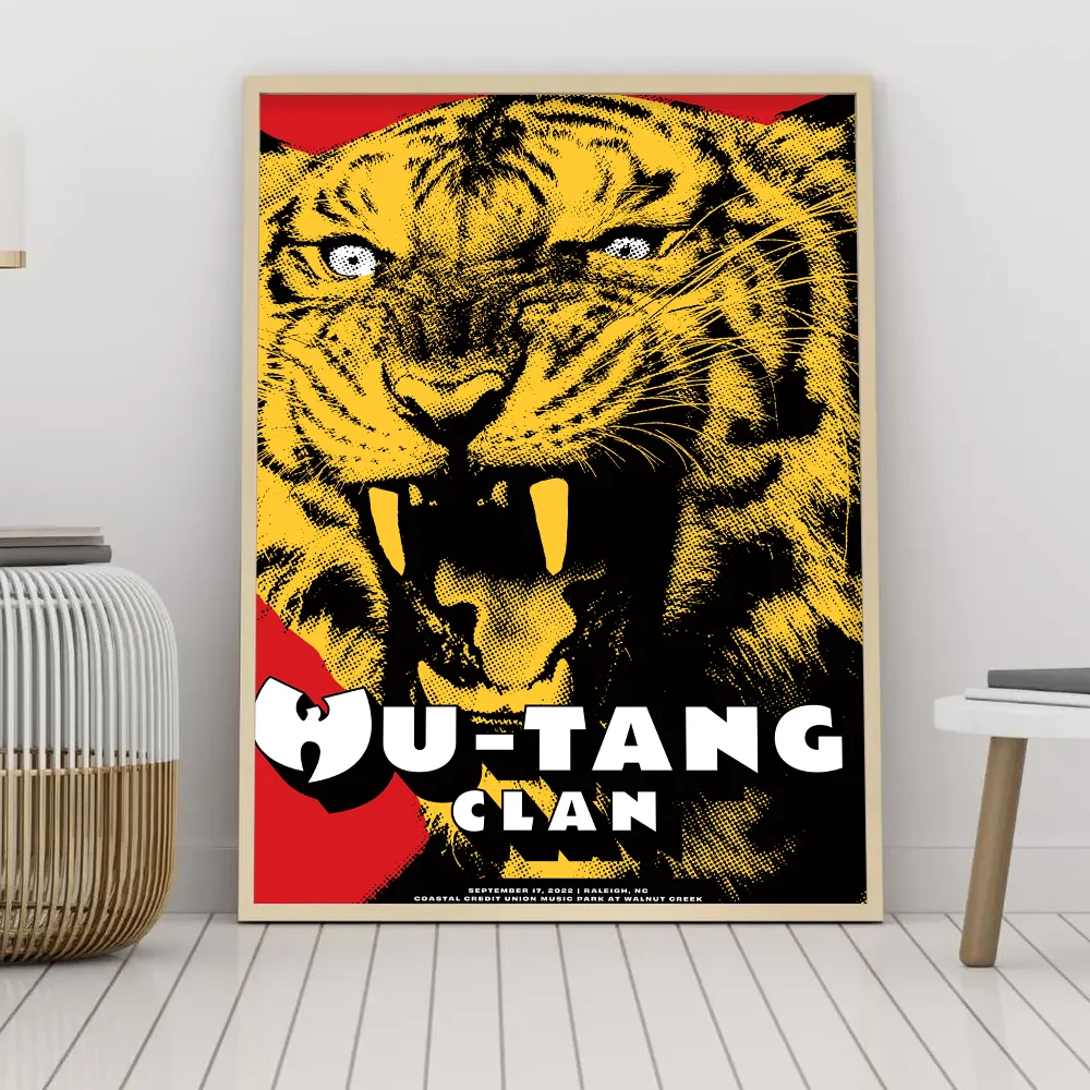 Wu-T-Tangs عشيرة المشارك حائط لوح رسم صورة فنية غرفة المعيشة ديكور غرفة نوم المنزل