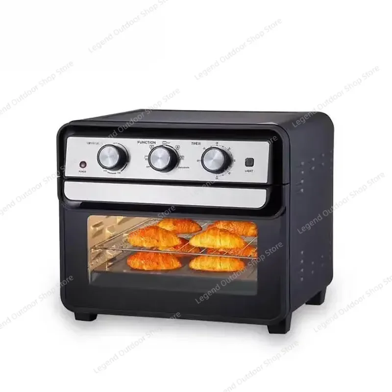 For US Standard 360 Rotating Grill Mechanical Electric Oven Double Heating Toast Baking Air Fryer