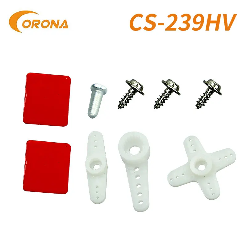 4 Stück Corona CS239HV 4,6 kg / 0,13 Sek. / 22 g Analog Slim Wing Metallgetriebe-Servo – Detail 5