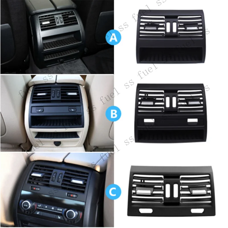 S+ Rear AC Center Console Air Outlet Vent Grille Cover(B) For BMW 5 Series 10-17