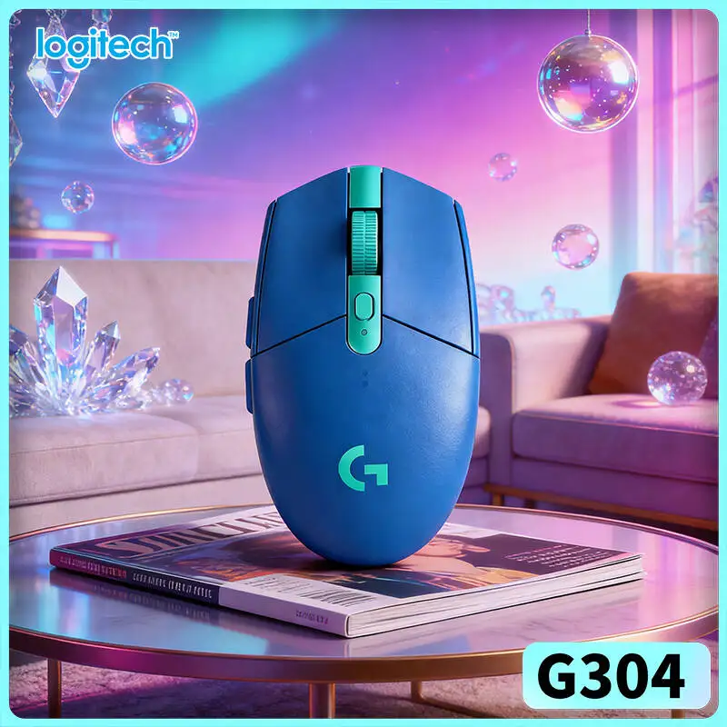 

Беспроводная игровая мышь Logitech G304 с технологией LIGHTSPEED, сенсор HERO 12000 DPI, отклик 1 мс, 9 месяцев автономной работы, для отзывчивых геймеров