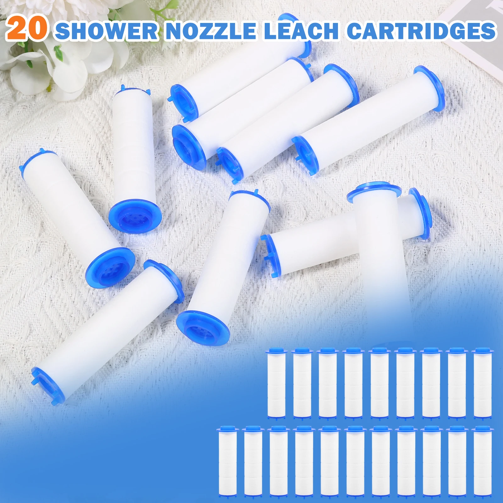 20Pcs Replacement Shower Filte - Shower Valve Cartridge recension och pris