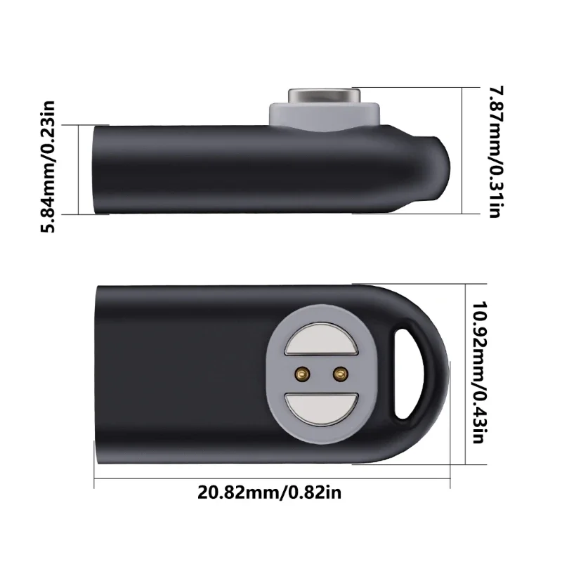 이어 피스 보안 충전 USB C 마그네틱 어댑터 커넥터 인터페이스 인터페이스 변환기 BC01 빠른 충전 기능