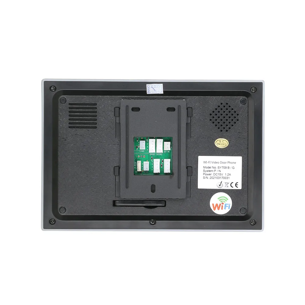 Videoportero TUYA de 7 pulgadas, WIFI, RFID, sistema de videoportero con huella dactilar, intercomunicador para el hogar, compatible con aplicación remota, grabación de desbloqueo