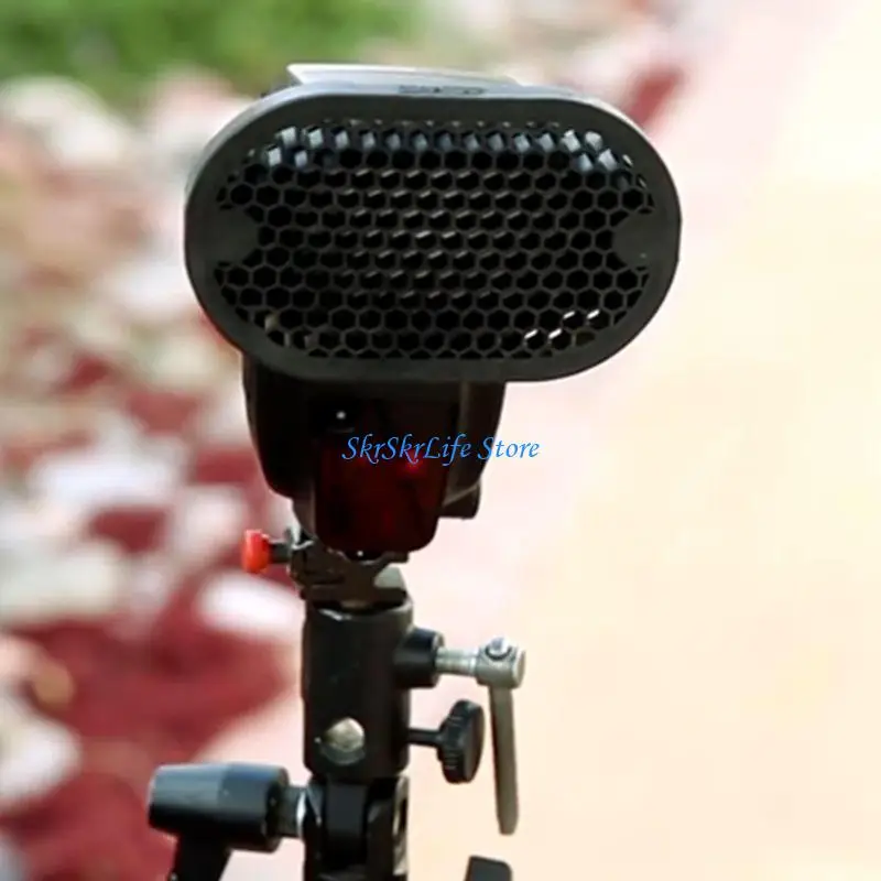 E65E Black Silicone Honeycomb Cover Diffuser Reflector for Selens