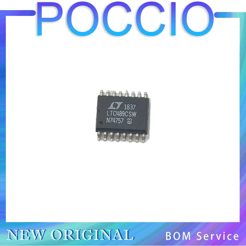 LTC489 LTC489CSW LTC489ISW - Receptor de línea cuádruple RS485