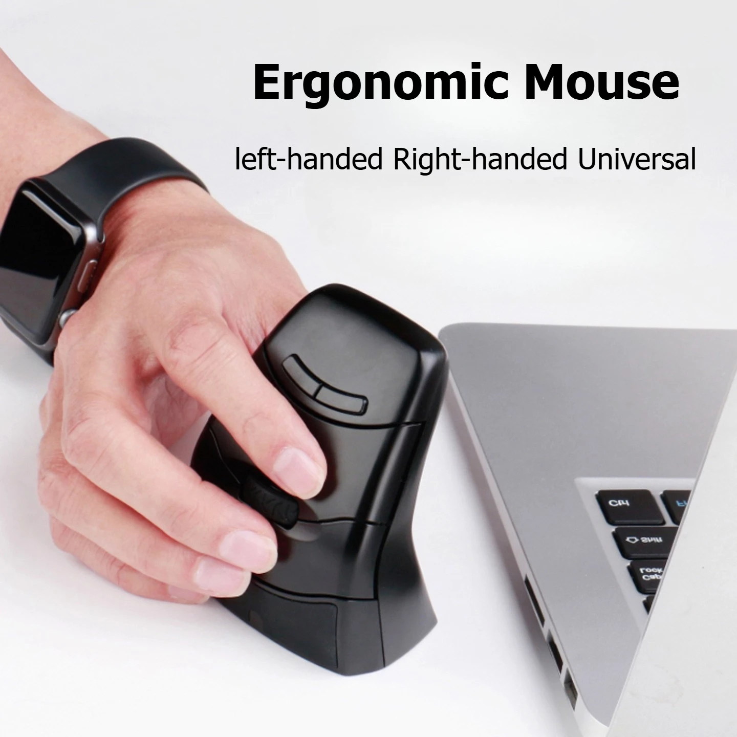 Wireless 2.4G mouse vertical ergonomics left-handed Right-handed Universal Office Drawing Wrist Pain Tenosynovitis Mouse Hand