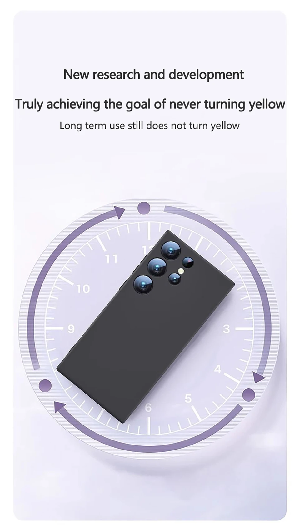 Luxuriöse Stoßfeste Hülle für Samsung Galaxy S26 S24 S23 S22 S21 S25 Ultra Plus Minimalistische Einfarbige Weiche Rückseiten-Abdeckung Zubehör – Detail 8