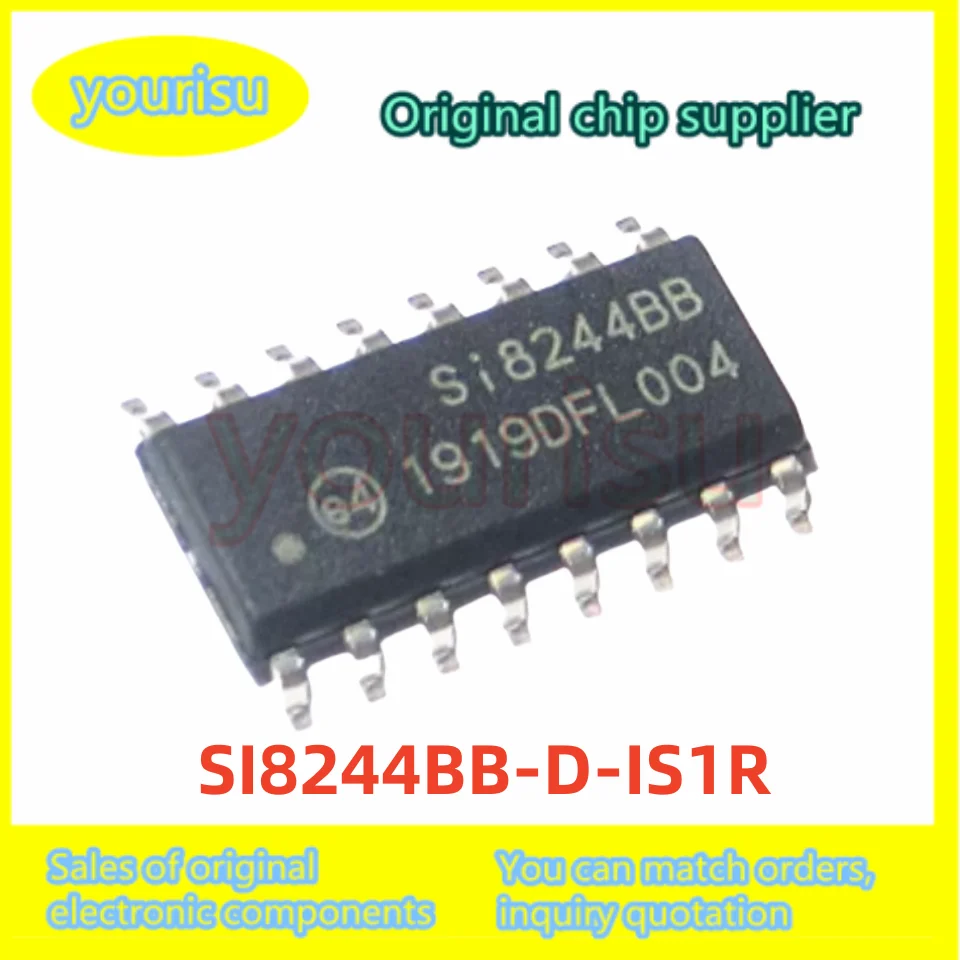 

5-10 шт./лот, оригинальный патч SI8244BB-D-IS1R SI8244BB SI8244BB-D-IS1 SOP-16, микросхема аудиодрайвера класса D