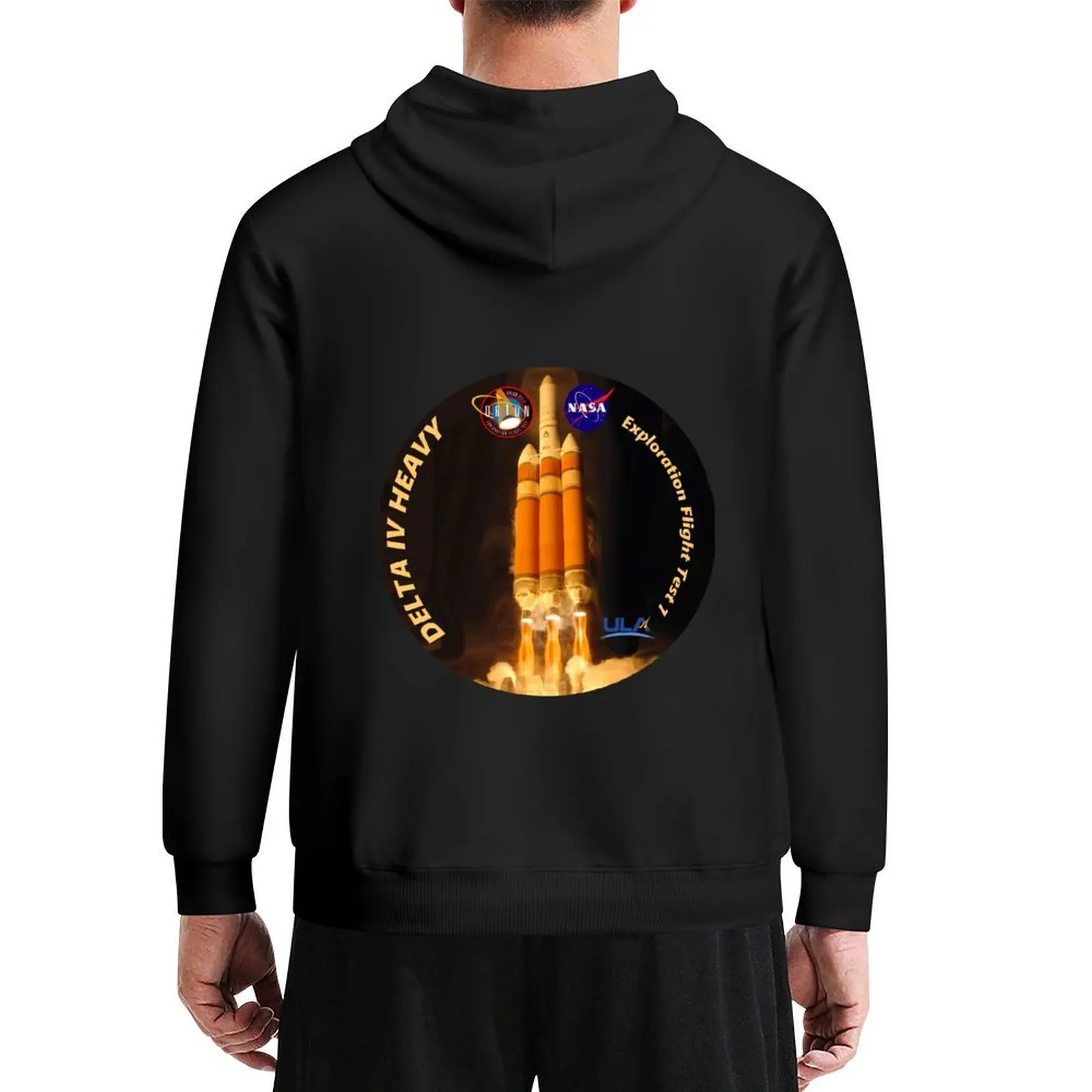 

Delta IV Heavy Logo Hoodie autumn jacket men men clothing mens designer clothes japanese style hoodie