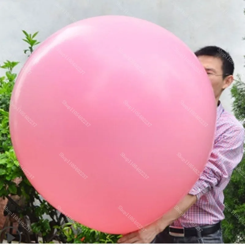 Thickened 36 Inch Giant Oval Latex Balloon, Ground Burst Balloon, Anti-Burst Kids Toy for Outdoor Party Decoration