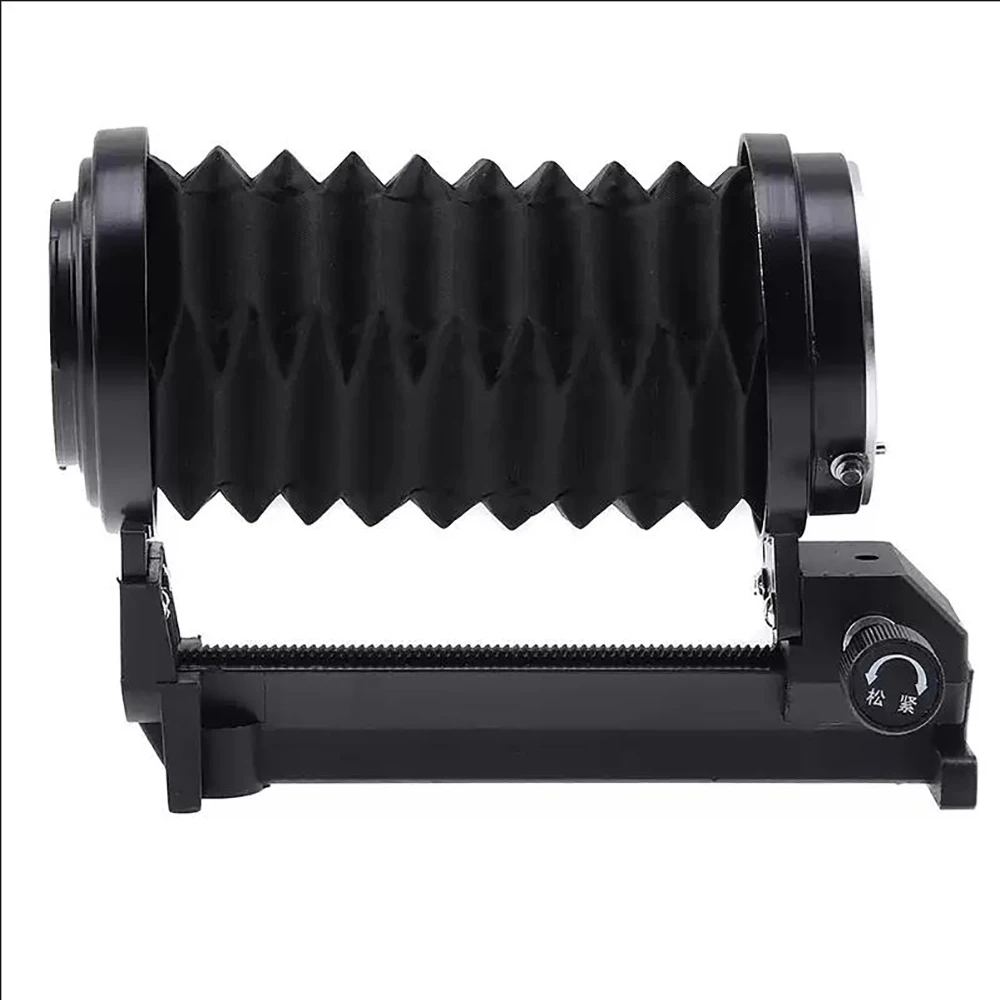 FOTGA Lensa Bellow Ekstensi Makro dengan Slider Rel Tunggal untuk Kamera Mirrorless Sony E-mount NEX-7 A9 II A7S A7 Mark IV