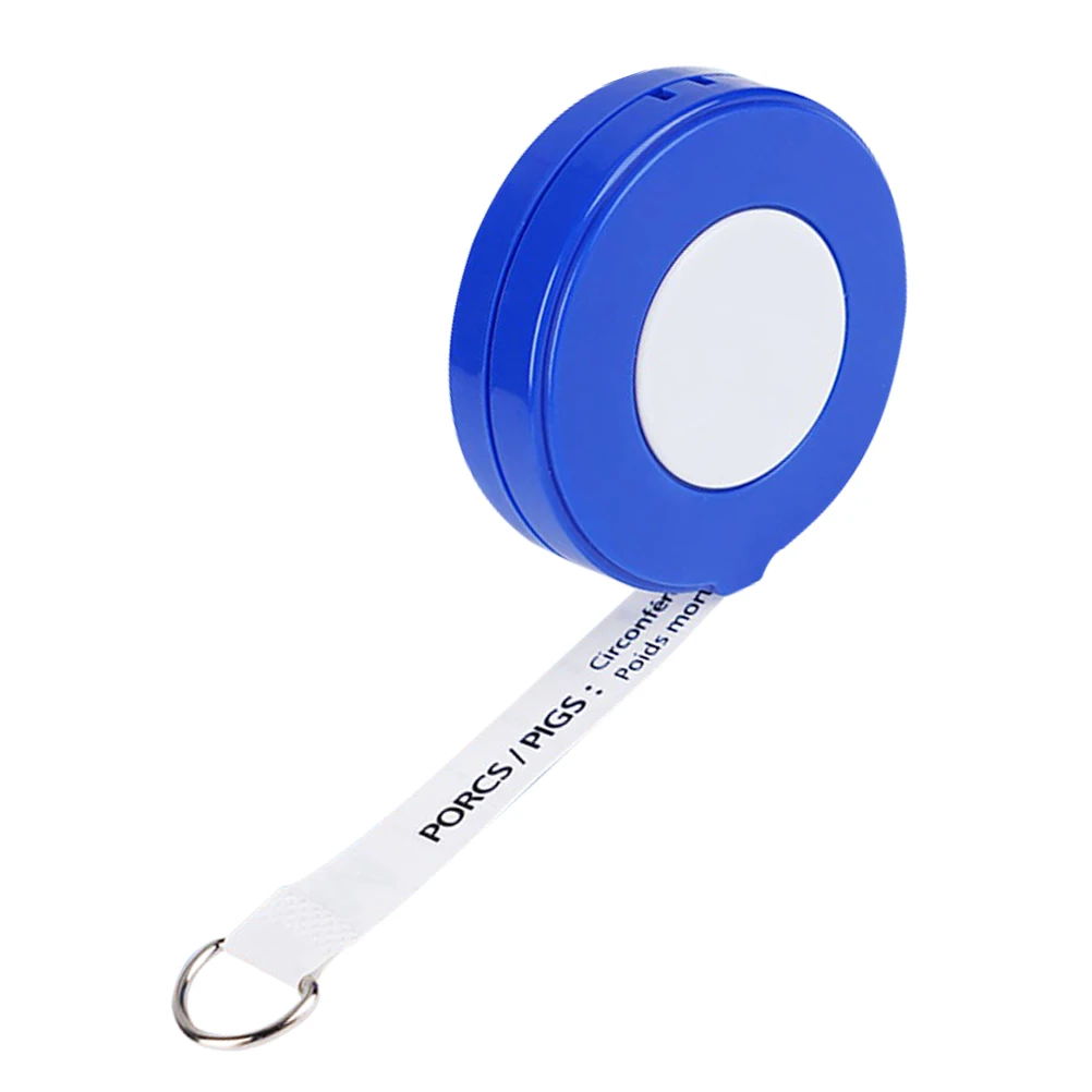 

Pig Sheep Animal Measuring Tape 2 5M PVC Body Weight Measurement Horse Height Circumference Metric Retractable Durable Portable