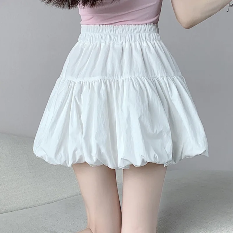 

Однотонные мини-юбки женские летние Hotsweet студенческие модные плиссированные трапециевидные юбки с бантом модные стильные Ulzzang универсальная уличная одежда для отдыха