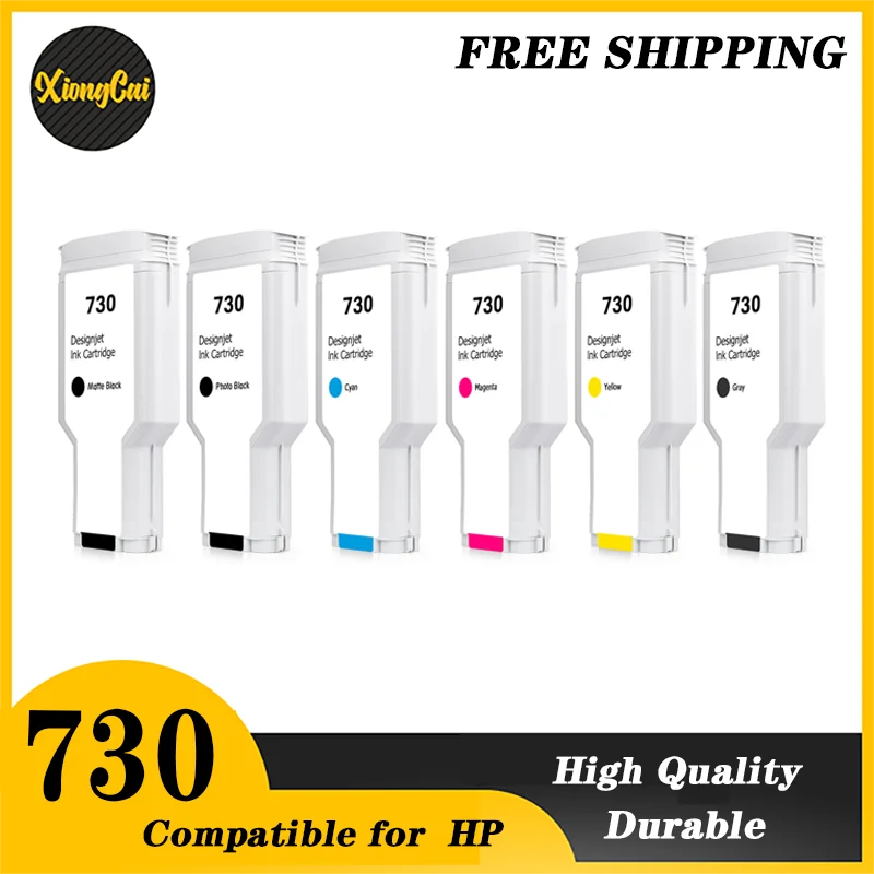 300ML Compatible Ink Cartridge For HP 730 HP730 DesignJet T1600 T1600dr T1700 T1700dr T2600 T2600d P2V68A P2V69A P2V70A Printer