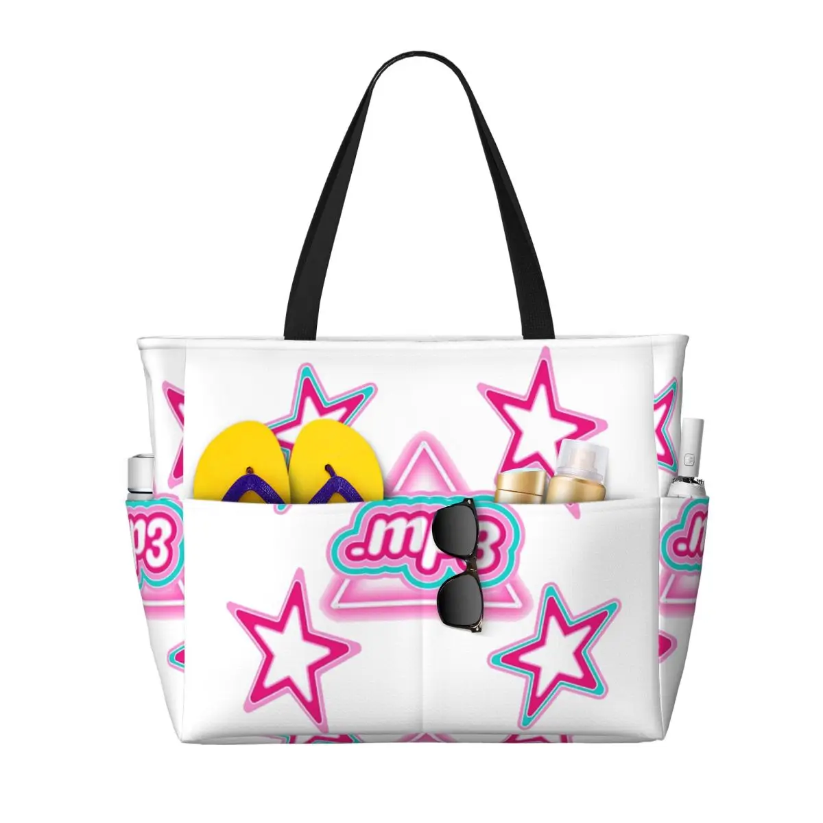 

MP3 Emilia Mernes (1) Beach Tote Bag Sport Gym Yoga Duffle Large Tote Bag Women Travel Bag Fitness bag