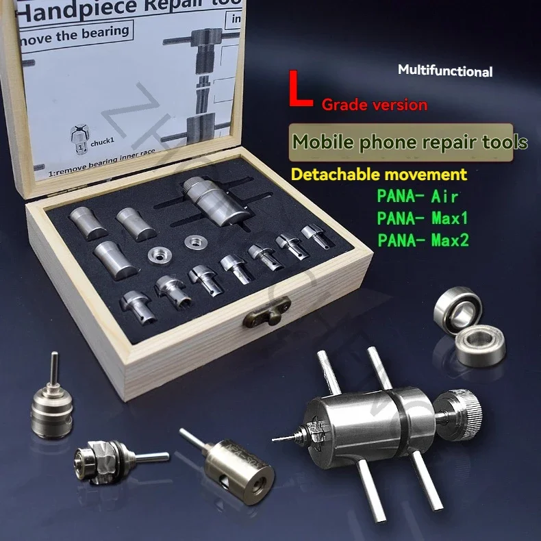 New High-speed mobile phone multi-functional stainless steel repair tool kit,including tools,movement replacement parts,and bear
