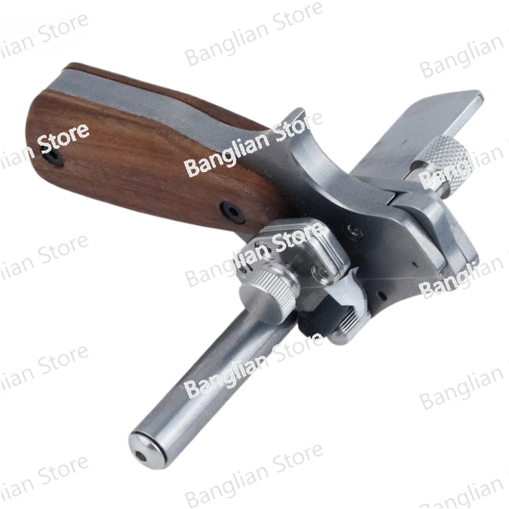 

Belt Cutter Manual DIY Leather Cutting Roller 10-60MM Adjustable Leather Process Cutting Tool Metric English Dual Scale