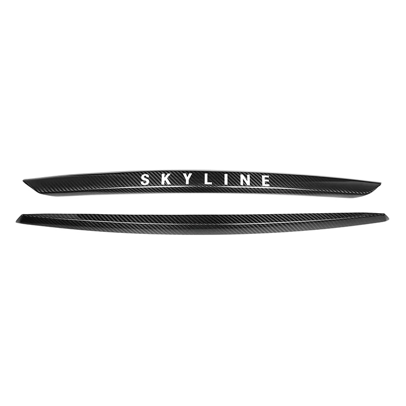 

Equipment Smart Library Shasha Carbon Fiber Trunk Tailgate Trim Strip Exterior Accessories For Infiniti Q50 Q50S Q50L 2014- 2017