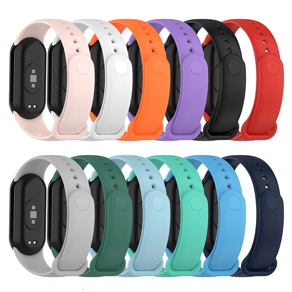 Silicone Wrist Strap For Xiaomi Mi Band 10/9/8 Smart Bracelet Wristband