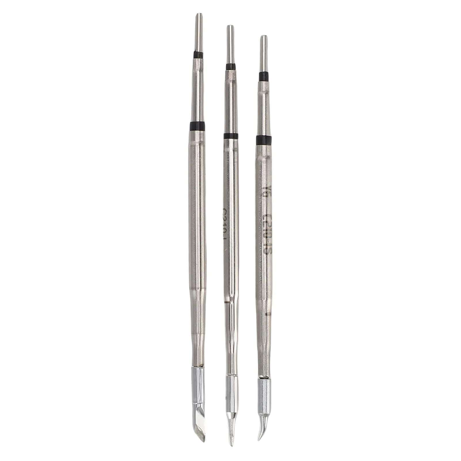 

Soldering Station Welding Tip Soldering Iron Tip High Density High Hardness Stainless Steel Fast Heat Transfer for Repair