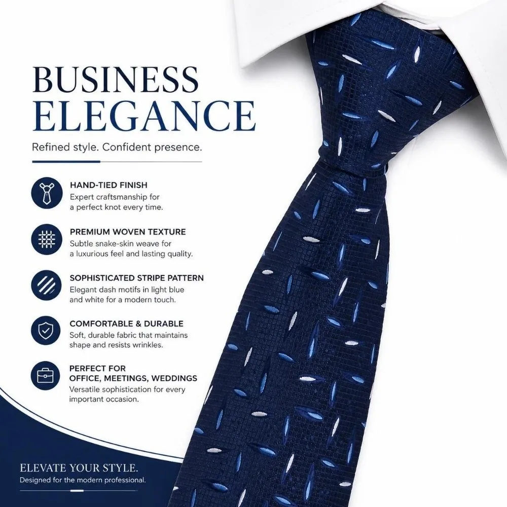 Floral Printed Paisley Tie for Men 7.5cm Wide Jacquard Woven Paisley Print Necktie Luxury Hand Tied Business Formal Necktie