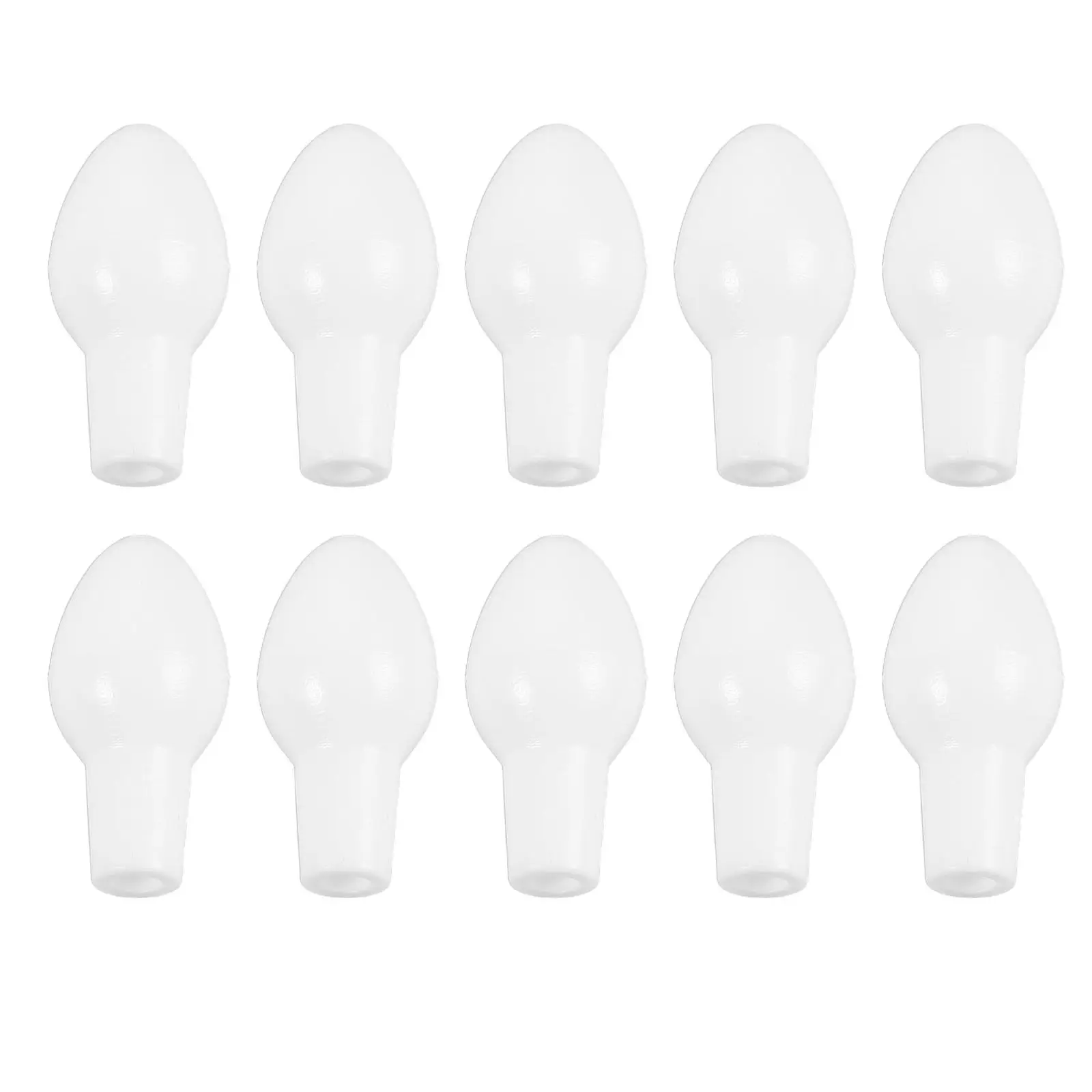 10Pcs Nasal Irrigation Nozzle Replacement Tips Soft Flexible Plastic Soft Nose Wash Nozzle for Home Nasal Rinse Accessories Fits