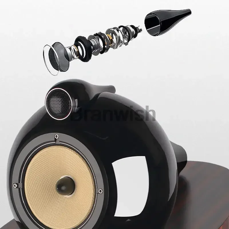 مكبر صوت HiFi سلبى للكتب ، إصدار محسن W صندوق صوت ، 3 طرق ، 8 بوصة ، وقي #4