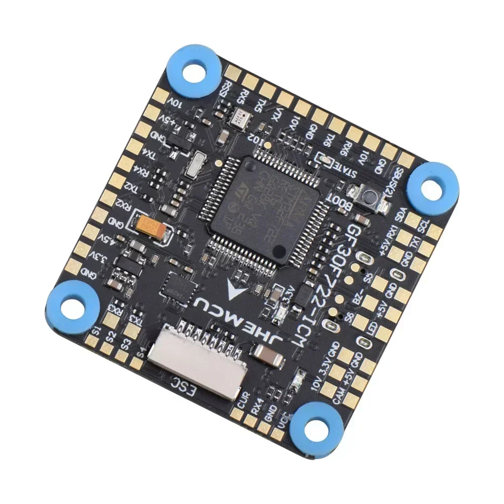 JHEMCU GF30F722-ICM F722 FC – Baro, OSD, 5/10V Dual BEC, 3-8S, 30.5x30.5mm for FPV Freestyle Drones - Image 3