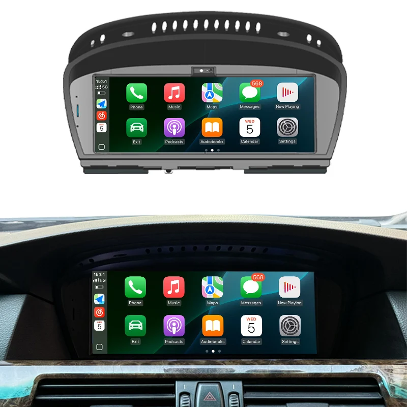 8.8-inch Android Gesture Interactive Car Radio Suitable GPS Navigation Carplay 3 4 5 6 7Series X3 X4 X5 X6 2003-2017