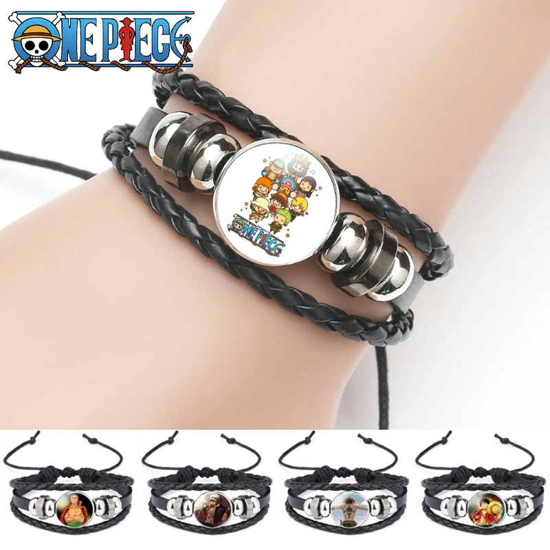 

1pcs Anime One Piece Luffy Cartoon Time Gem Leather Beaded Chopper Dolls Accessories Childs Cosplay Toy Gifts