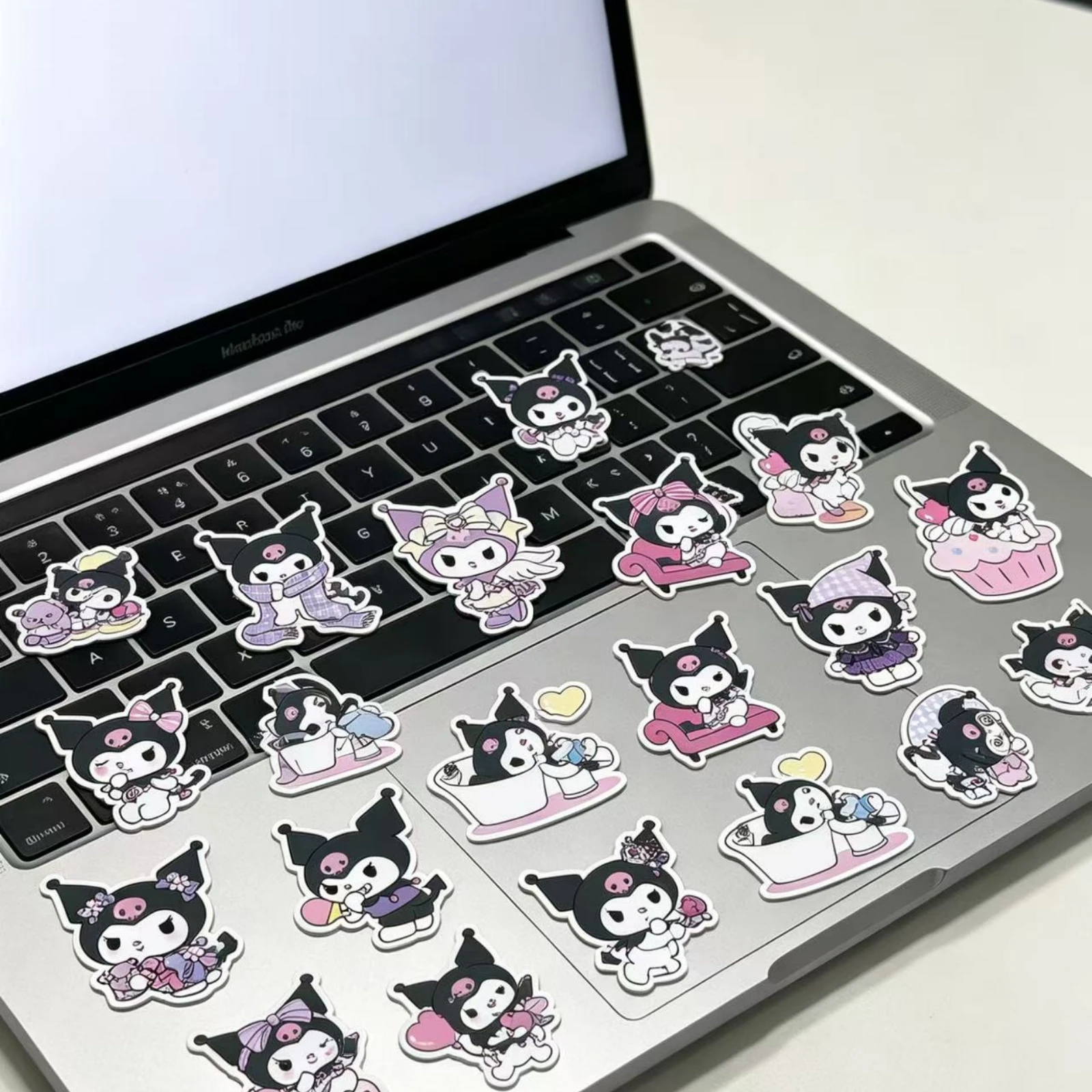 (50 Pieces) Cute Kuromi Cartoon Sticker Pack Waterproof DIY Laptop Phone Case Kawaii Sanrio Anime Stickers Decals