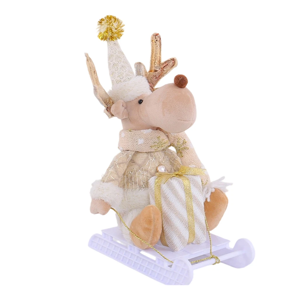 

Для украшения куклы-сани в помещении с Санта-Клаусом и праздничными фигурками, предназначенными для окон и украшения комнаты.