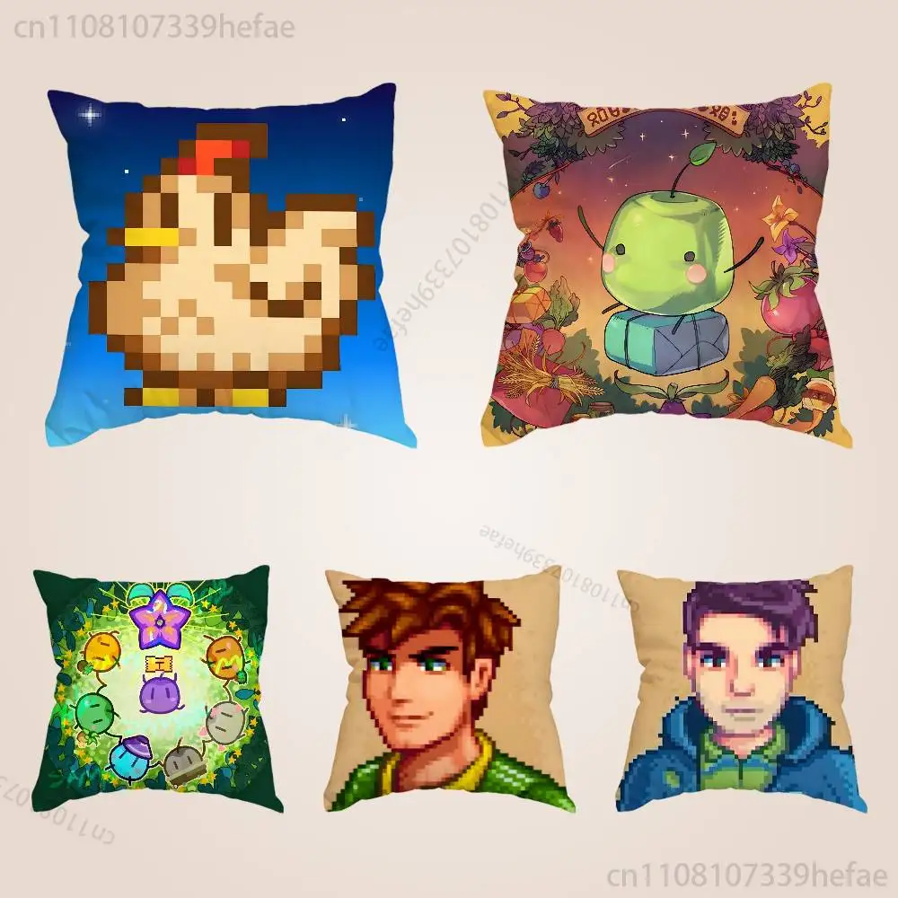 

Game S-Stardew V-Valley Throw Pillow Case For 45x45cm,55x55cm,30x30cm For Home Bedroom Decoration And Protector